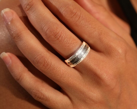 Bague black diamonds