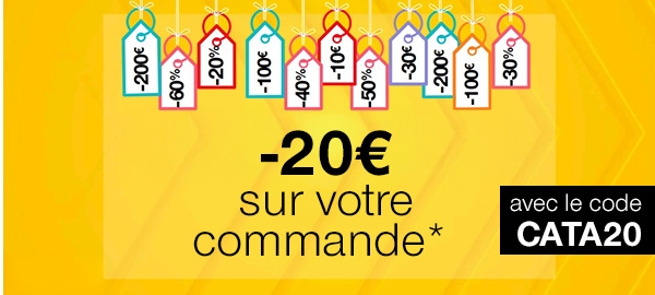 -20€ sur votre commande