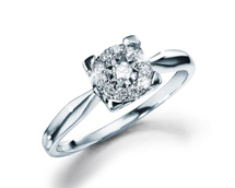 Bague passion diamants